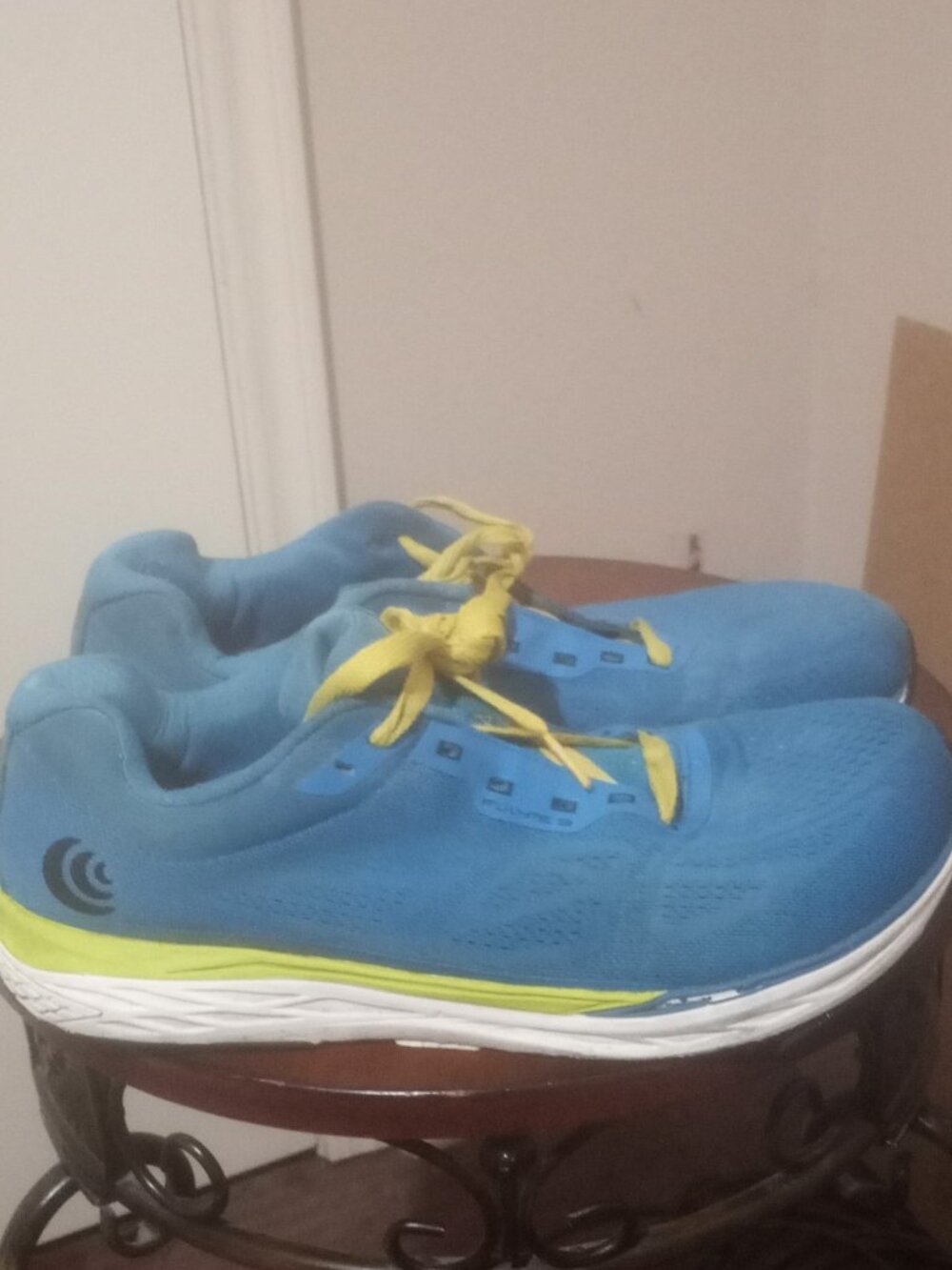 Topo Athletic Fli Lyte 3 Sneakers Shoes Running Training Gray Mens Size 11 Blue